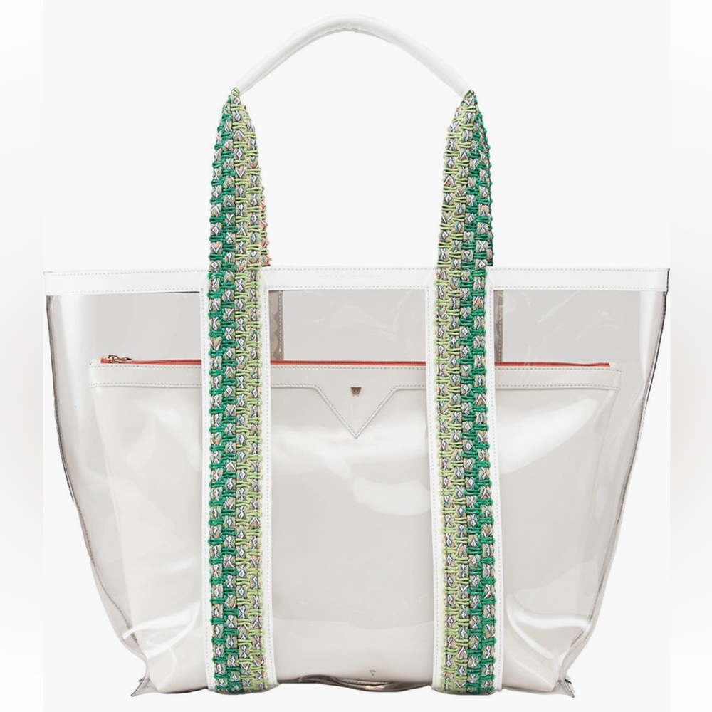 Kelly Wynne Clear Beach Tote NWOT